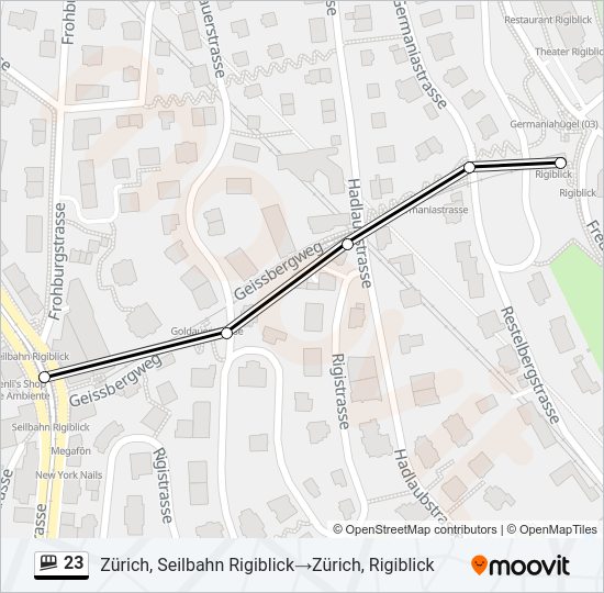 23 Funicular Line Map