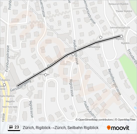 23 Funicular Line Map