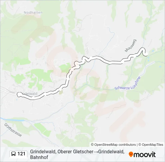 121  Line Map