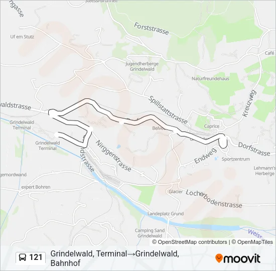 121  Line Map