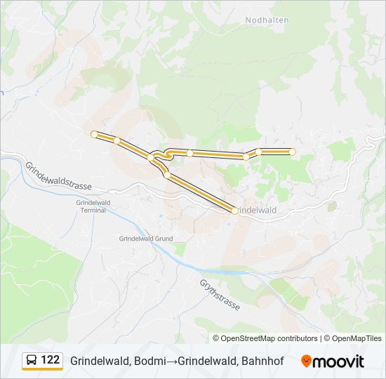 122 Bus Line Map