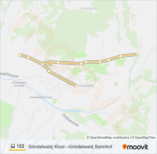 122 Bus Line Map