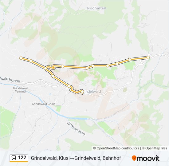 122 Bus Line Map