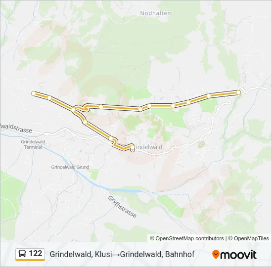 122 Bus Line Map
