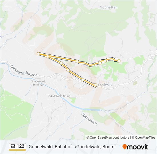 122 Bus Line Map