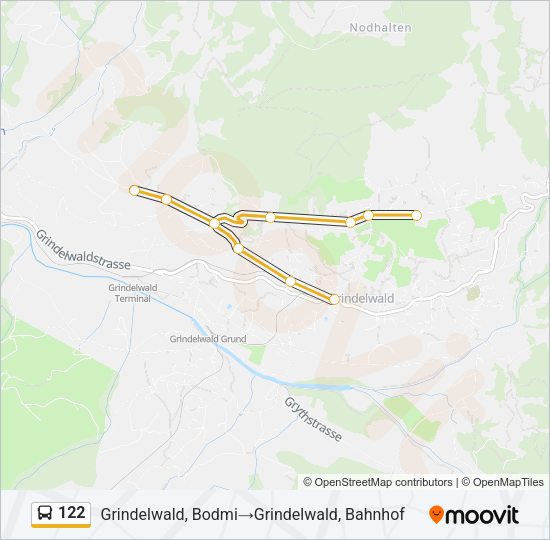 122 Bus Line Map
