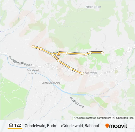 122 Bus Line Map