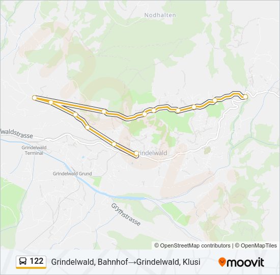 122 Bus Line Map