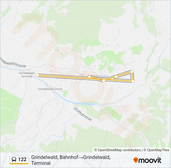 122 Bus Line Map