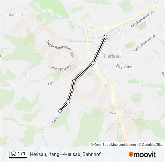 171 Bus Line Map