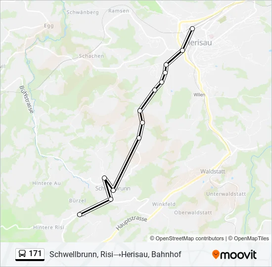 171 Bus Line Map
