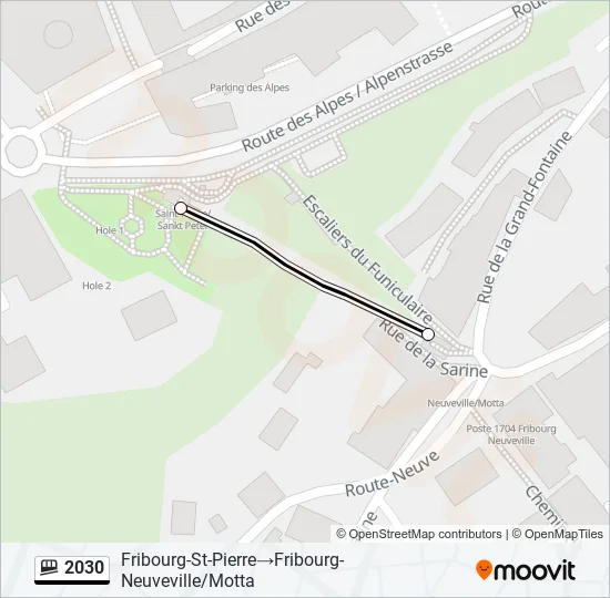 2030 Funicular Line Map