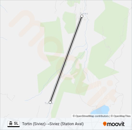 SL Cable Car Line Map