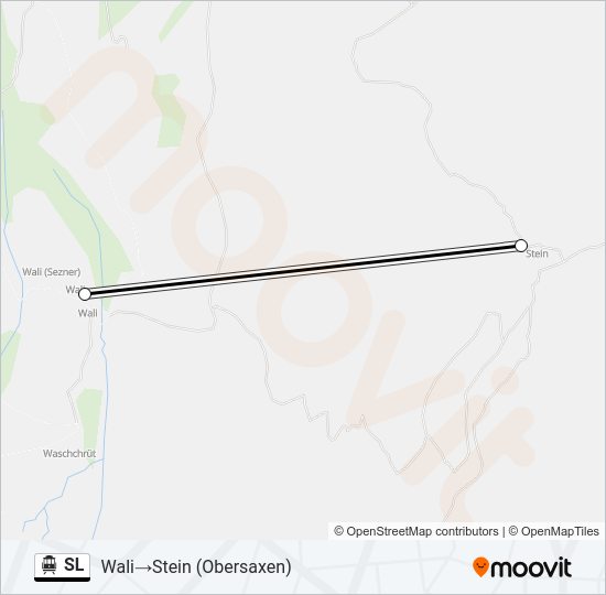 SL Cable Car Line Map