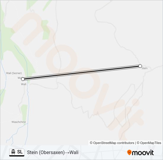 SL Cable Car Line Map
