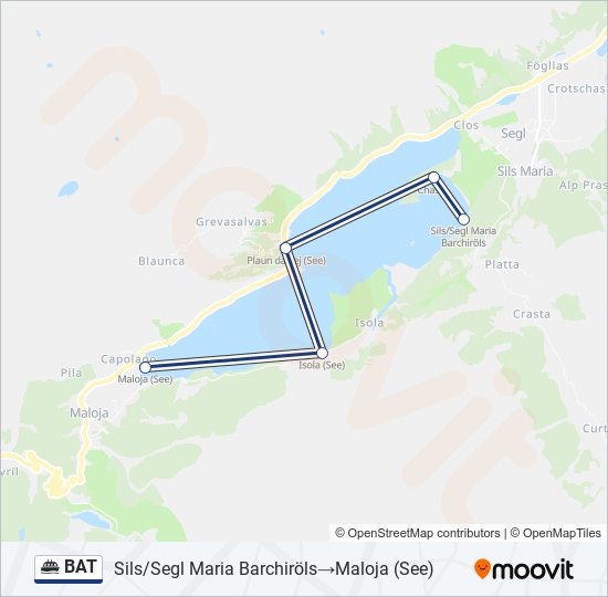 BAT Ferry Line Map