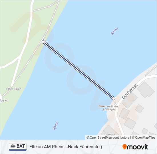 BAT Ferry Line Map