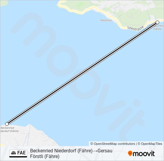 FAE Ferry Line Map