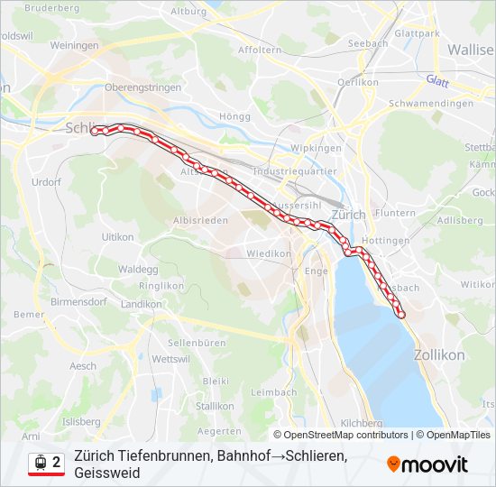 2 Light Rail Line Map