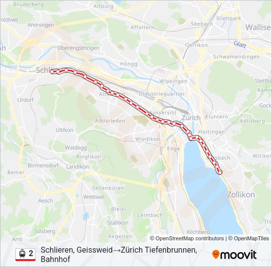 2 Light Rail Line Map