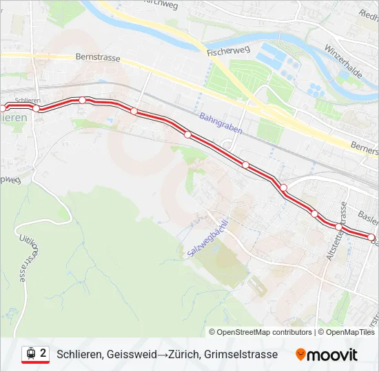 2 Light Rail Line Map