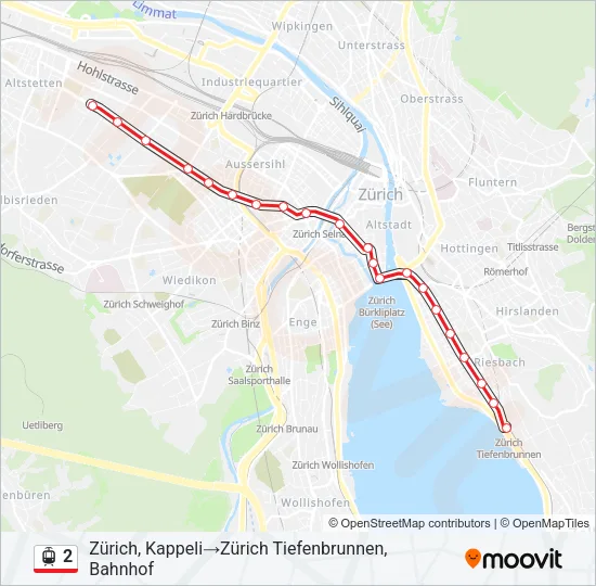 2 Light Rail Line Map