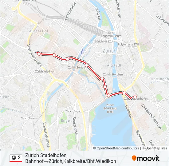 2 Light Rail Line Map