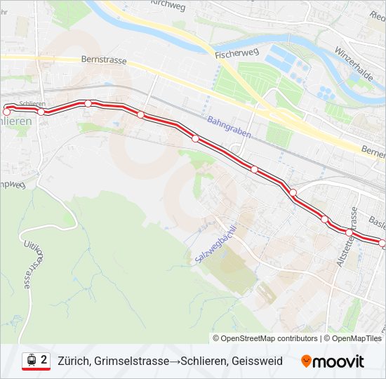 2 Light Rail Line Map