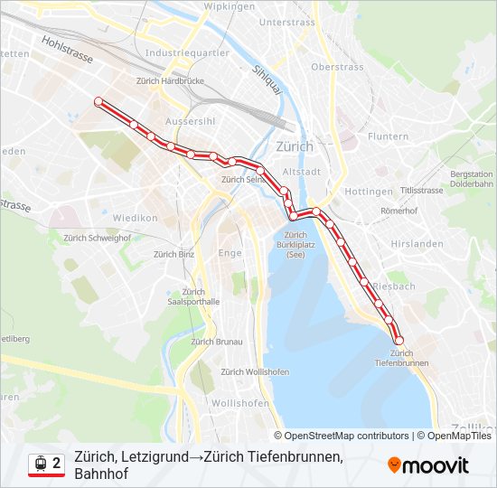 2 Light Rail Line Map