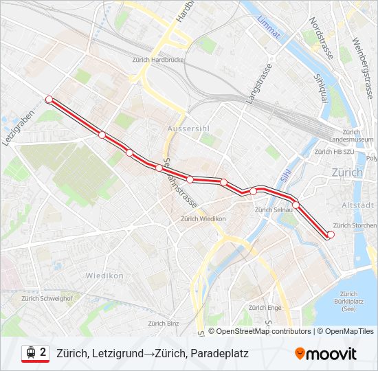 2 Light Rail Line Map