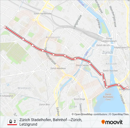 2 Light Rail Line Map