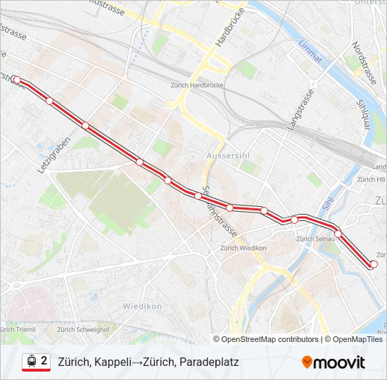 2 Light Rail Line Map