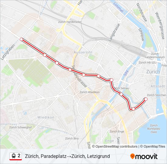 2 Light Rail Line Map