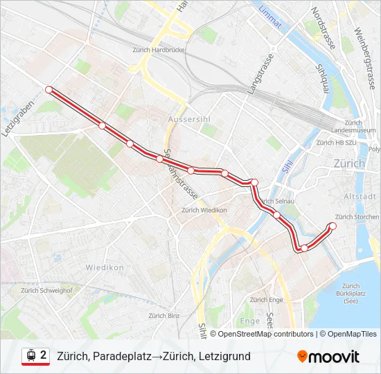 2 Light Rail Line Map