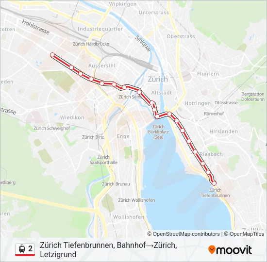 2 Light Rail Line Map
