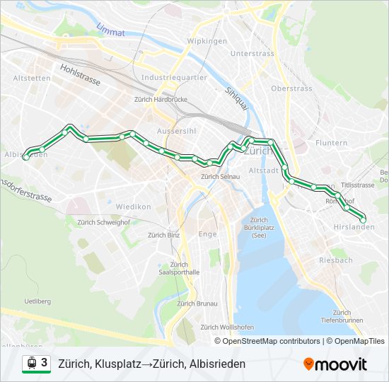 3 Light Rail Line Map