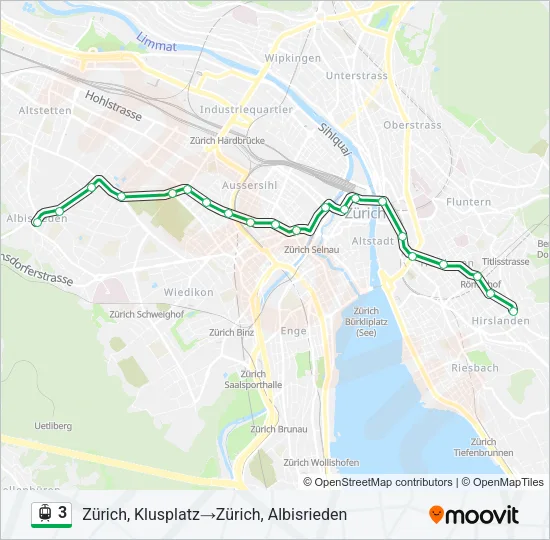 3 Light Rail Line Map