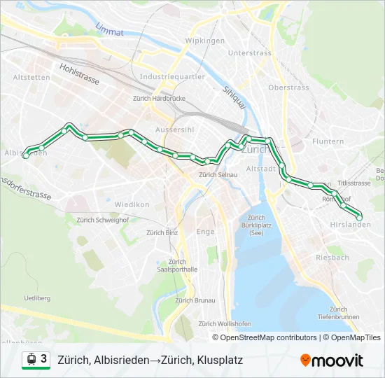 3 Light Rail Line Map