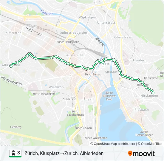 3 Light Rail Line Map