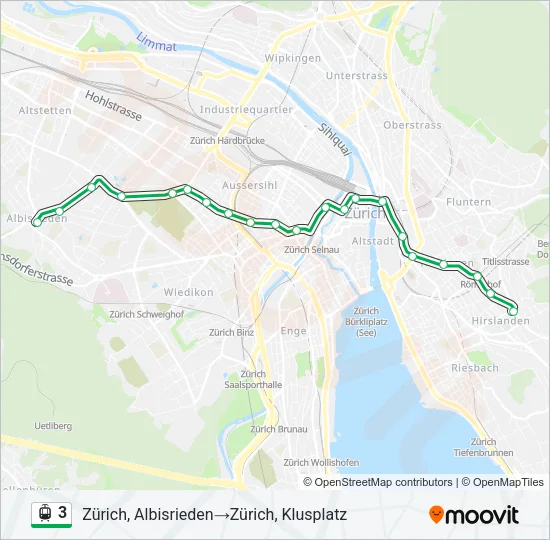 3 Light Rail Line Map