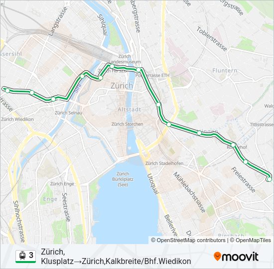 3 Light Rail Line Map