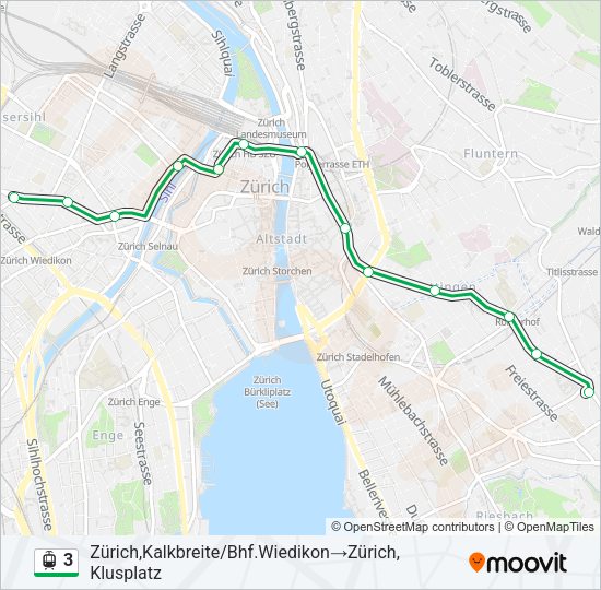 3 Light Rail Line Map