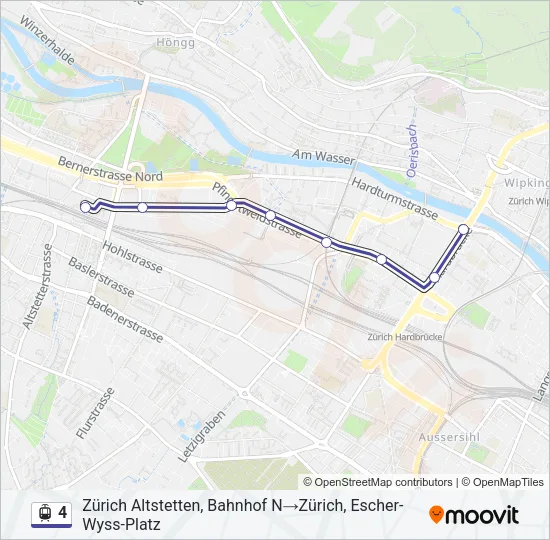 4 Light Rail Line Map