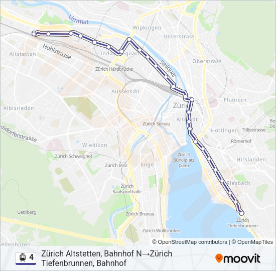 4 Light Rail Line Map