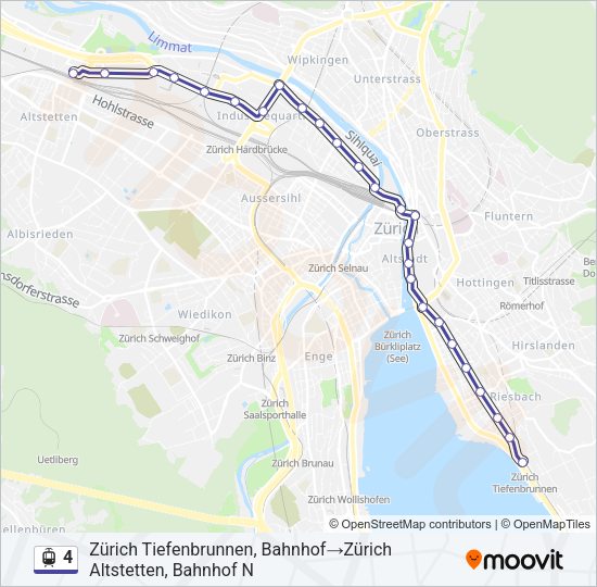 4 Light Rail Line Map