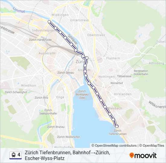 4 Light Rail Line Map