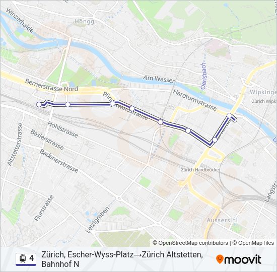 4 Light Rail Line Map