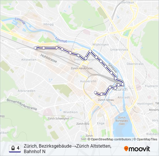 4 Light Rail Line Map