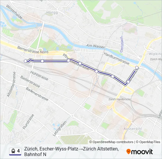 4 Light Rail Line Map