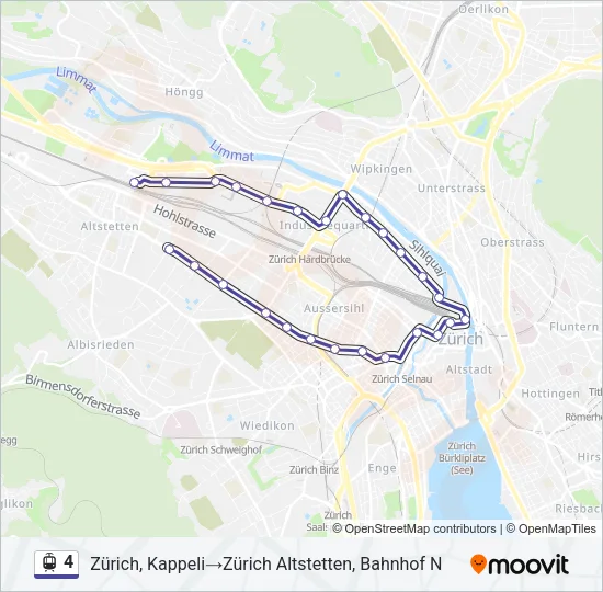 4 Light Rail Line Map